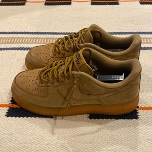 Nike Shoes Men’s 9.5 Air Force 1 ‘07 WB Flax Light Brown Wheat